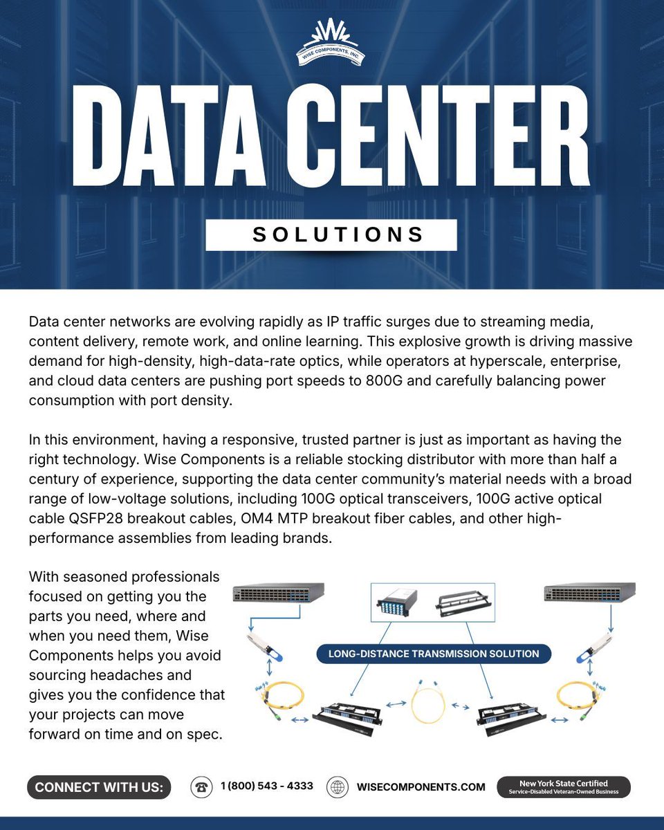 YOUR TRUSTED PARTNER - With seasoned professionals focused on getting you the parts you need, Wise Components helps you avoid sourcing headaches and gives you the confidence that your projects can move forward on time and on spec. Contact our team for a quote today!