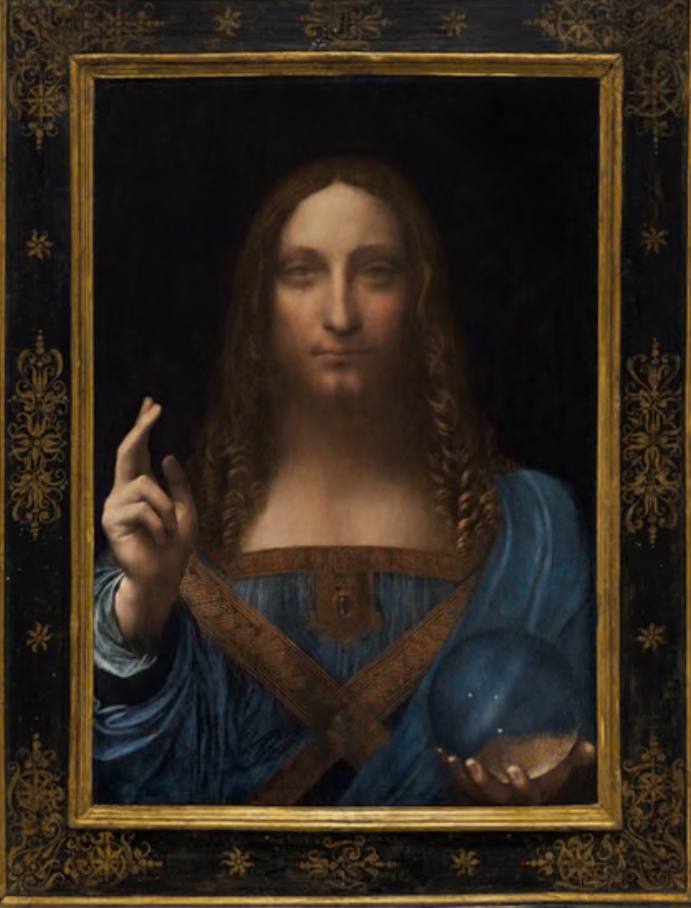 Most people could work their entire life and still won’t be worth more than this painting

It was sold at auction in 2017 for $450 MILLION to a Saudi prince

Painted by Leonardo da Vinci around 1500, holding a crystal orb, symbolizing the world

This painting has been lost for