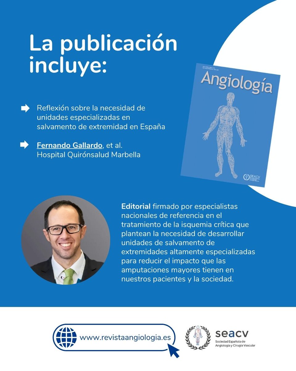 Sociedad Española de Angiología y Cirugía Vascular tweet media