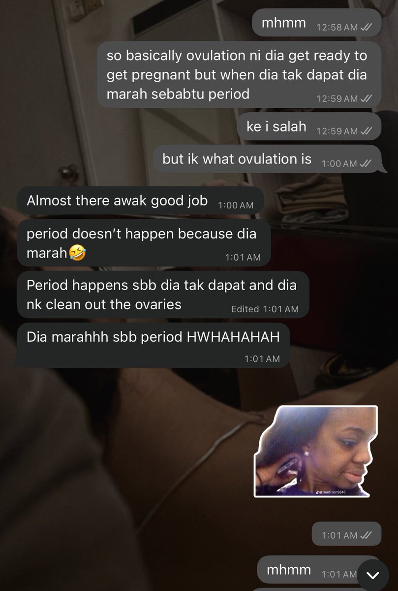 not him having to teach me about my own body