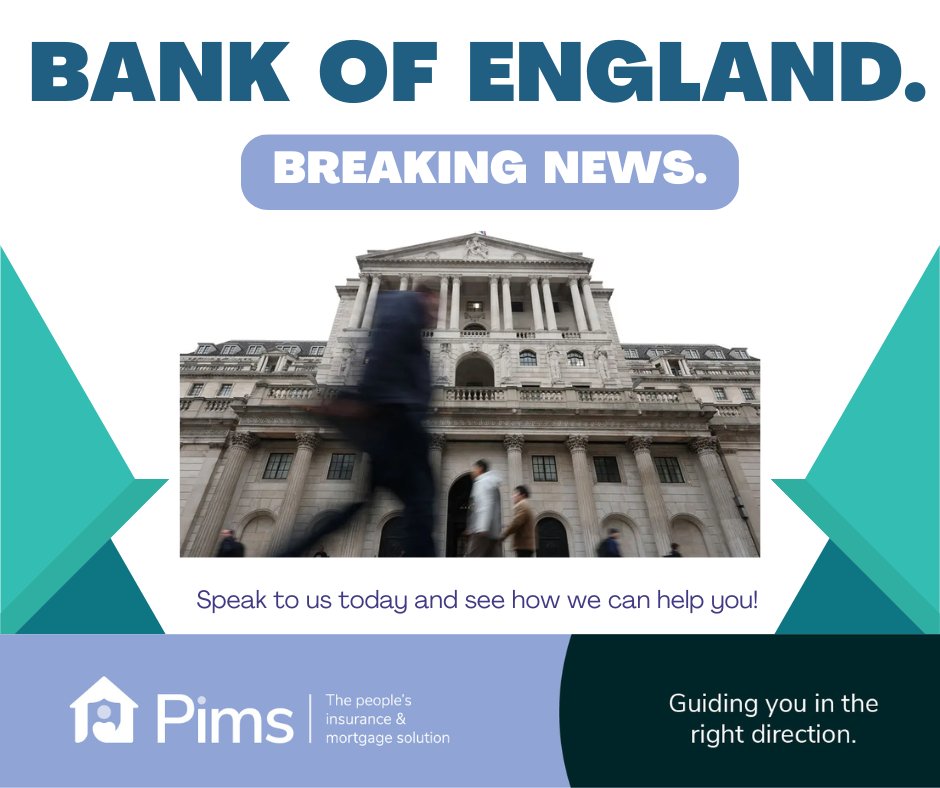 Pimsleedsltd's tweet photo. The Bank of England has just announced that the Bank of England base rate is to remain at 3.75%.

Whatever your situation, come and speak to us today and find out what is available to you!

📧 Enquiries@pimsltd.uk
📞 0113 3206222
💻 https://t.co/IkqXiaD443 https://t.co/QMvBIcgjhq