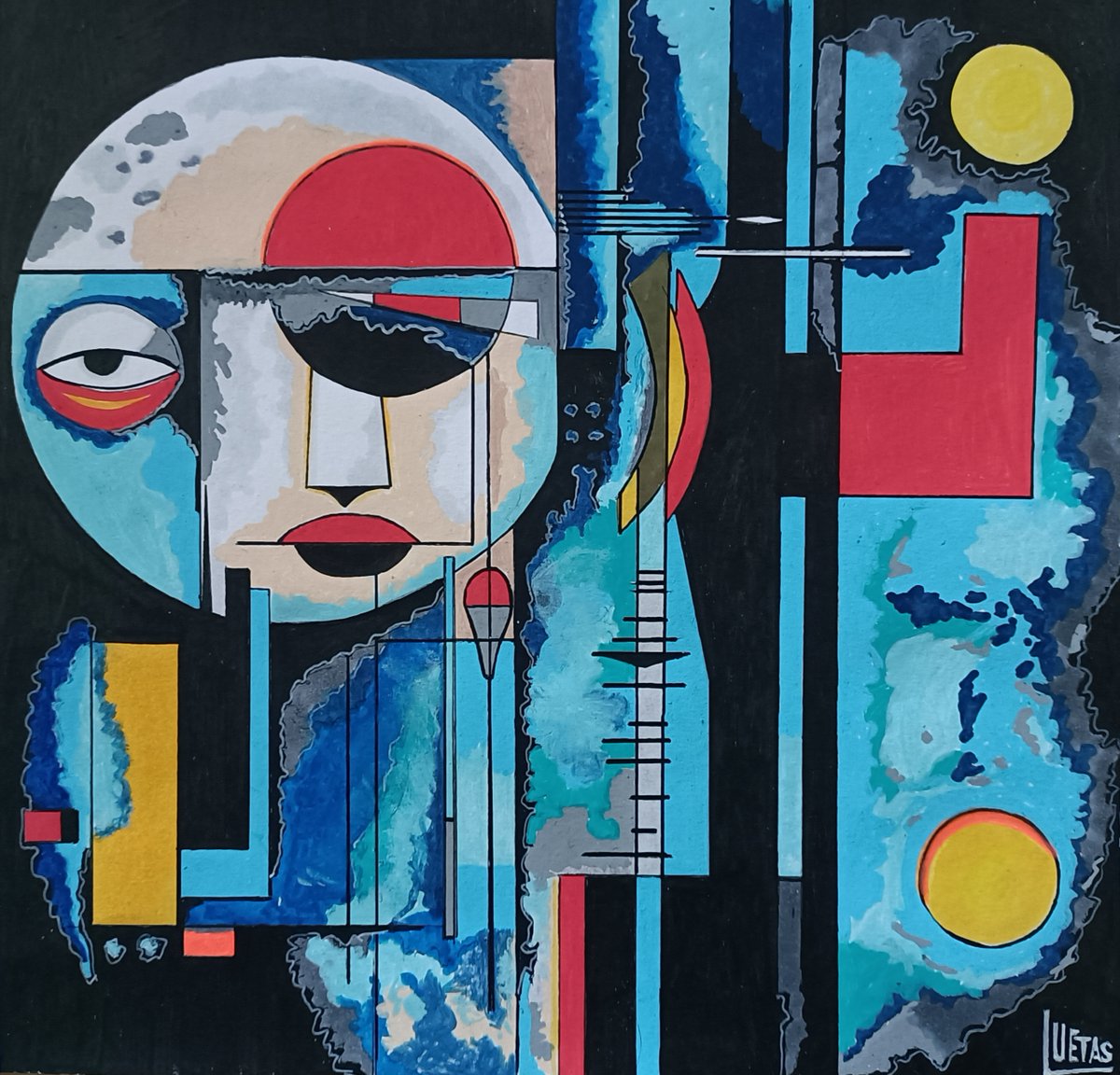 $LUETASNFT HYBRID ART-HANDMADE-Spasmodic Art - tweet media