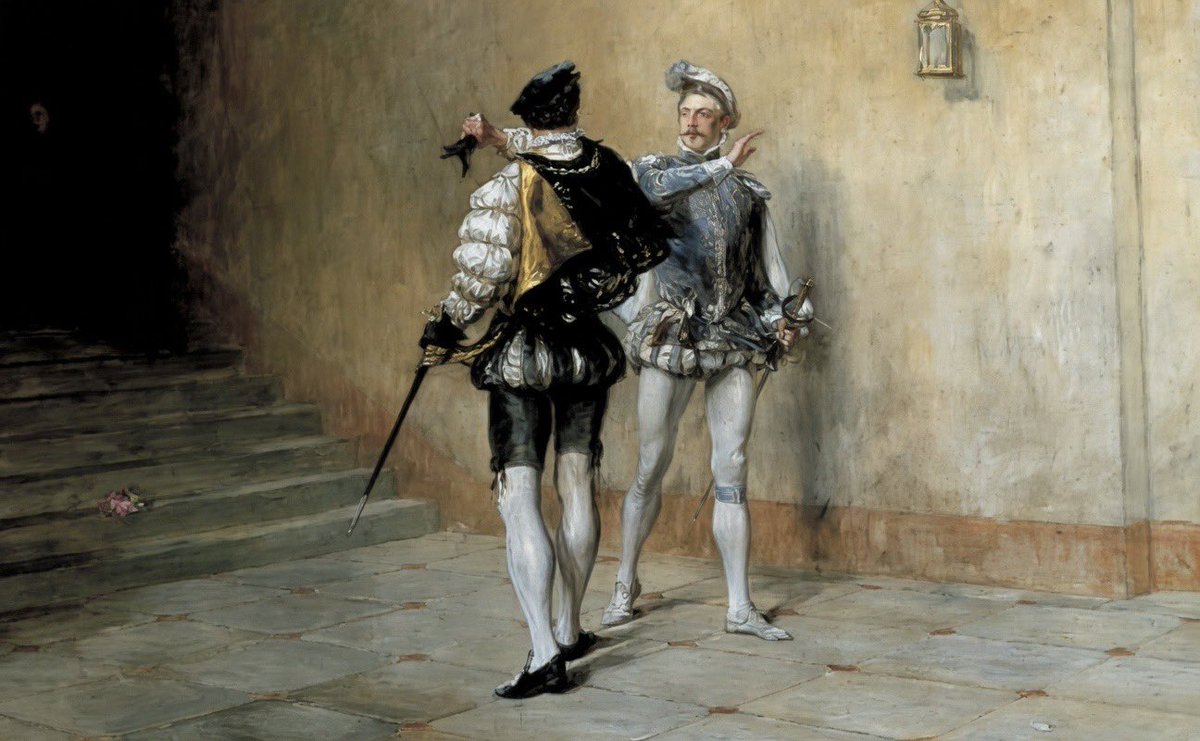 The Commencement of the Quarrel - John Pettie.