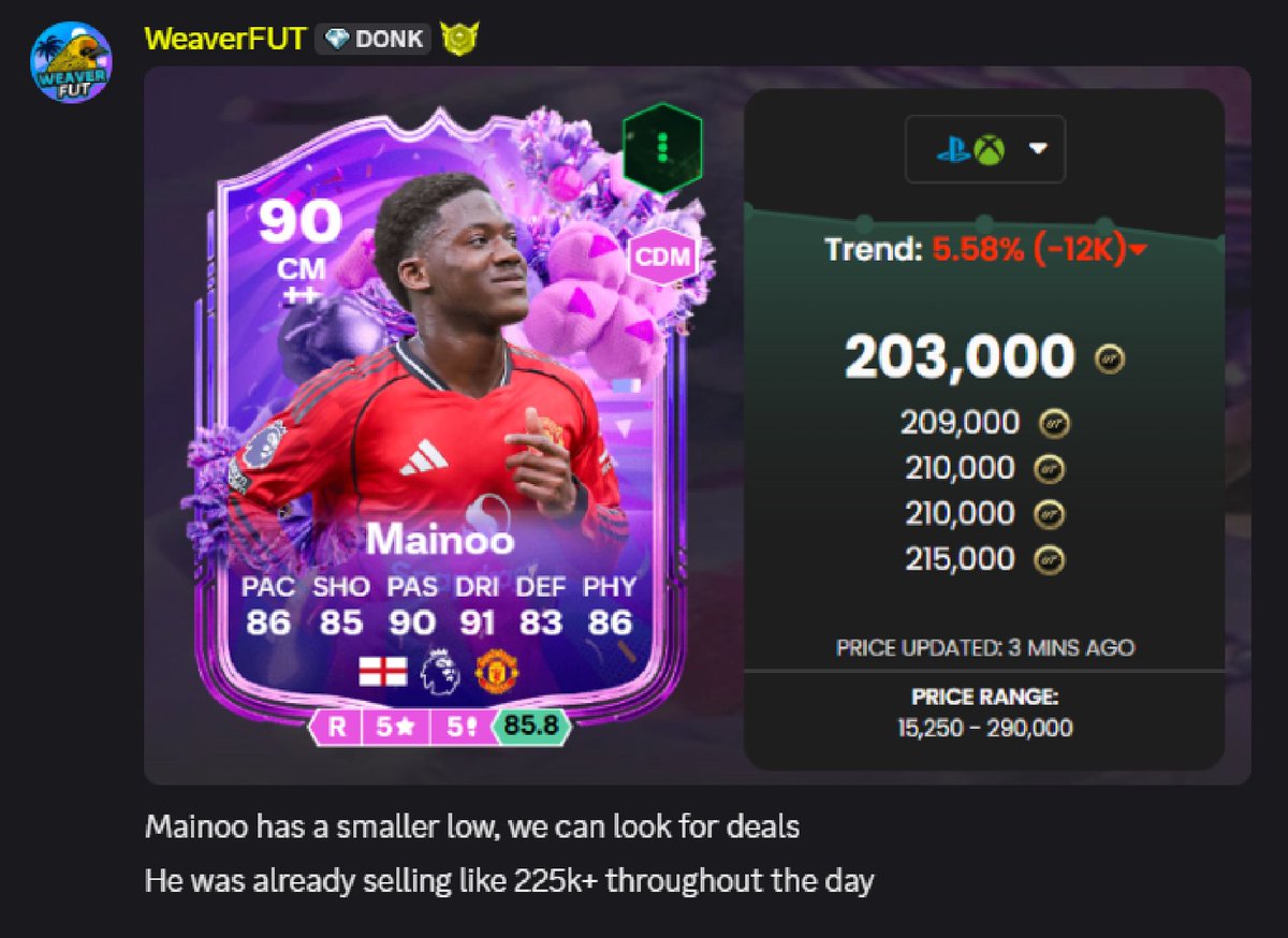 Weaver - FUT tweet media