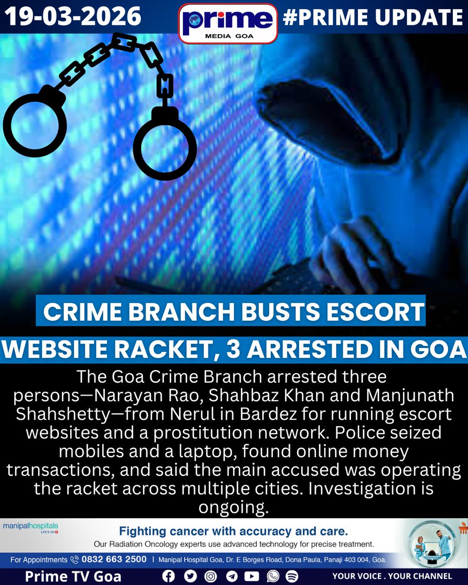 Prime Media Goa - TV Channel tweet media