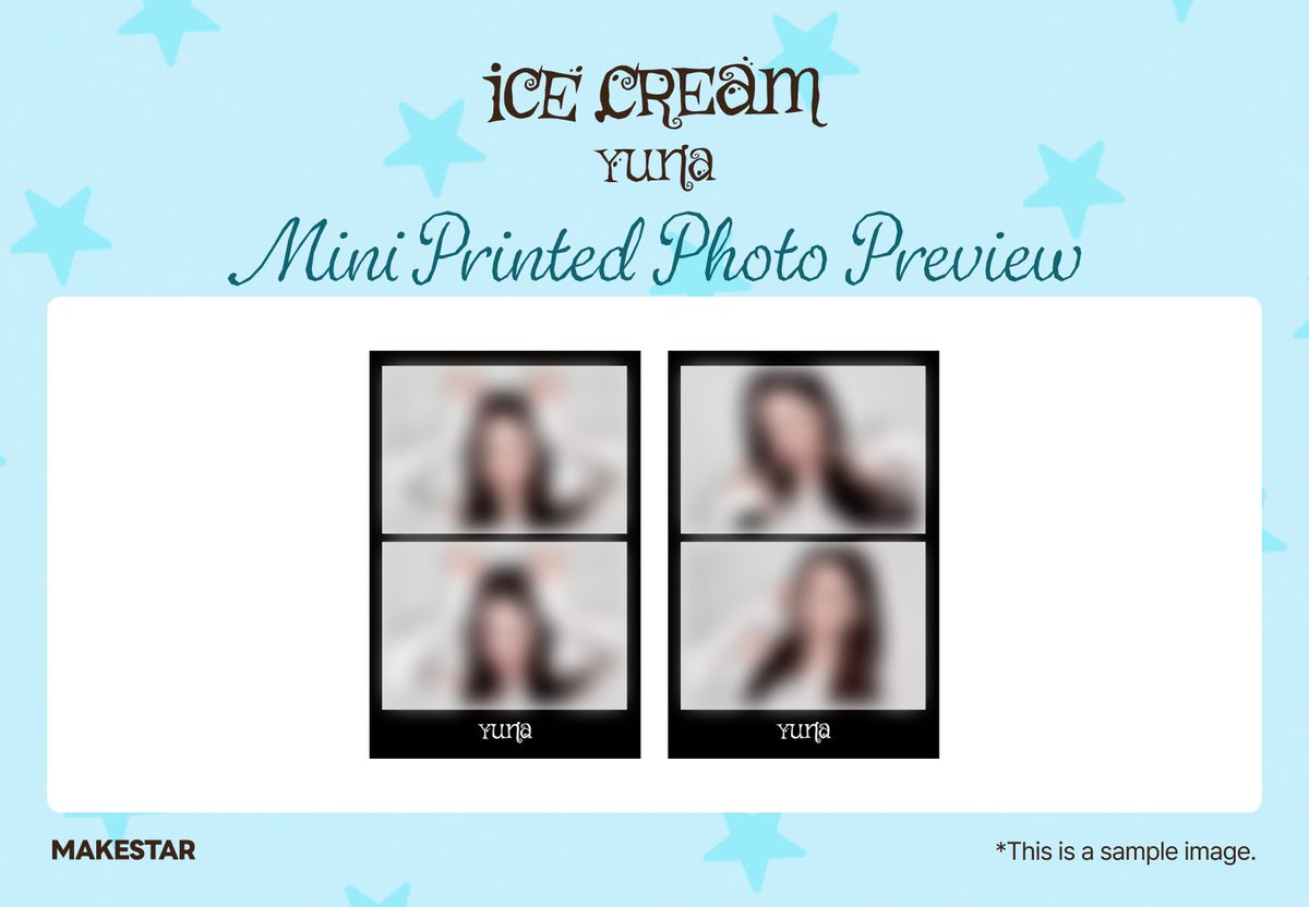 韓国対面サイン会＆ヨントン] YUNA(ITZY) <Ice Cream> PRE-ORDER