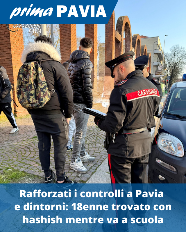 LEGGI QUI: primapavia.it/cronaca/raffor…
#Controlli #Pavia #Landriano #CasoratePrimo #Carabinieri #Cronaca #Elicottero #Stupefacenti #Hashish #Notizie #News