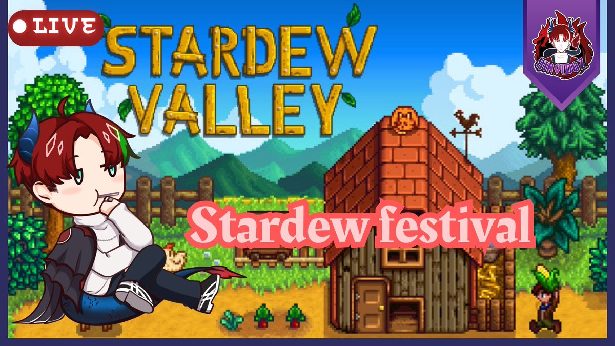 xinviduz's tweet photo. Upcomming Live 19/3/26
Game: Stardew valley
Time: 20.00 GMT+7
Waitting room : https://t.co/x6FYiVEdwd

#XinviduzPRL #XinduzLive #vtuberTH #วีทูปเบอร์ #วีทูปเบอร์ไทย https://t.co/Asczb0ZzlX