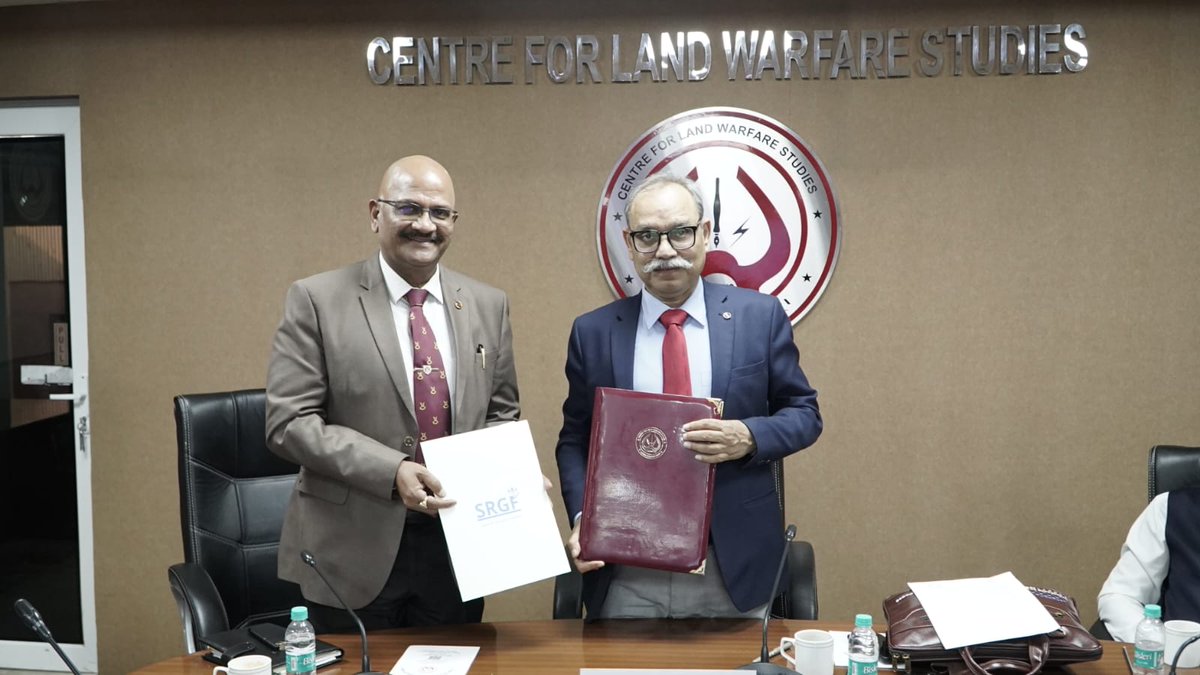 Centre for Land Warfare Studies (CLAWS) tweet media