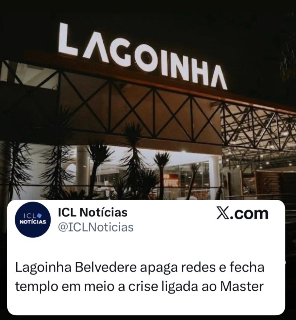 Olha… o luxo durou menos que promoção no fim do mês 🤡
Unidade toda chique fechou as portas só 11 dias depois da prisão do ex-pastor Fabiano Zettel na Operação Compliance Zero.
Caiu o nome principal… acabou a festa.
E fica a dúvida no ar: era de Cristo mesmo ou só aparência de