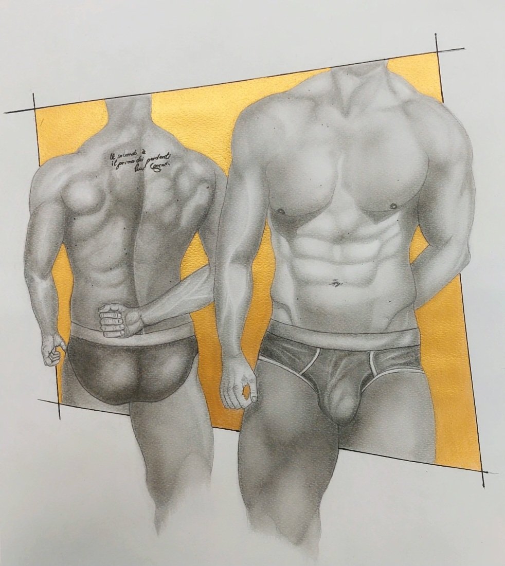 CrewSocksBro's tweet photo. Pencil drawing 
🇧🇬 Model
Dm for a drawing 
#art #pencil #pencildrawing #hot #nude #naked #gayart #gay https://t.co/bJmBlccoaW