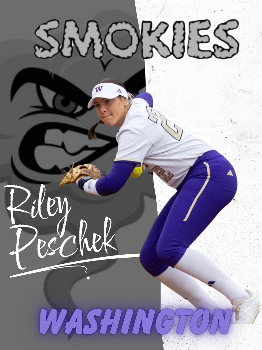RiverSmokies's tweet image. Welcome Riley to the 2026 Smokies! 

Riley comes from The University of Washington to @scclsoftball this summer! #smokies

🗓️ 6/11-7/10
📍Chattanooga, TN
Players Register:⬇️
AmericanCollegiateLeague.com