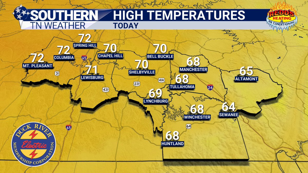 Southern Tennessee Weather tweet media