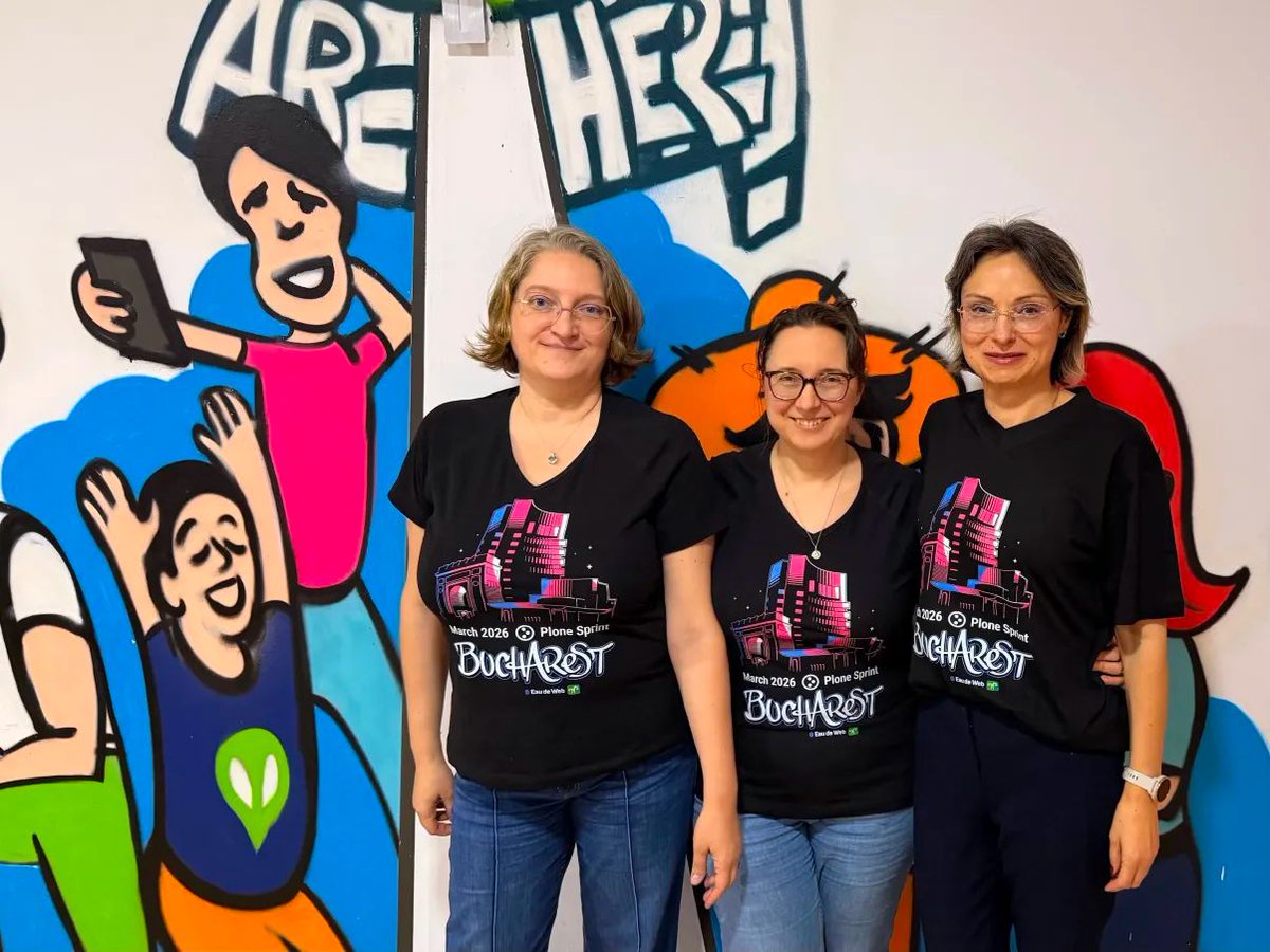 Plone CMS tweet media