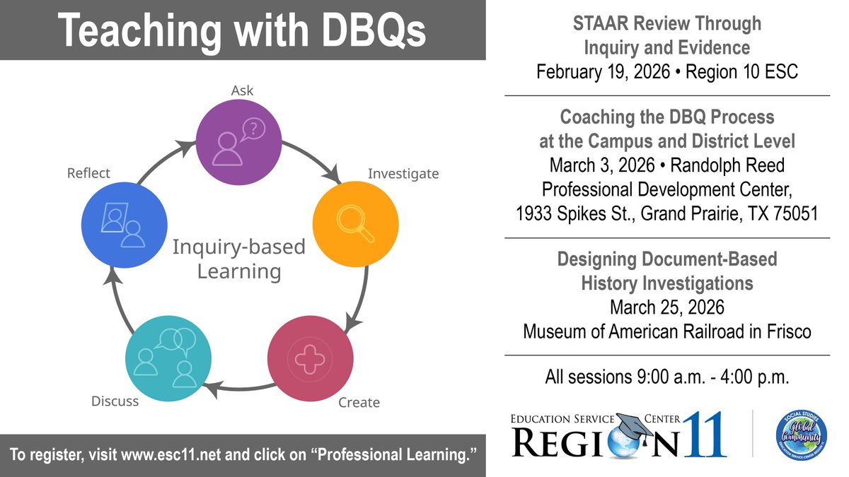 ESC11 Social Studies tweet media