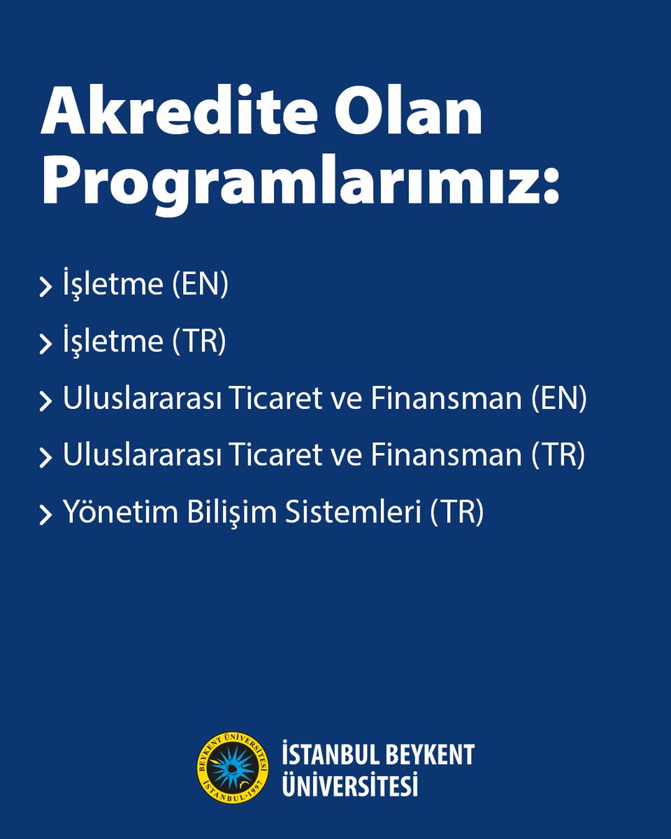 İstanbul Beykent Üniversitesi tweet media