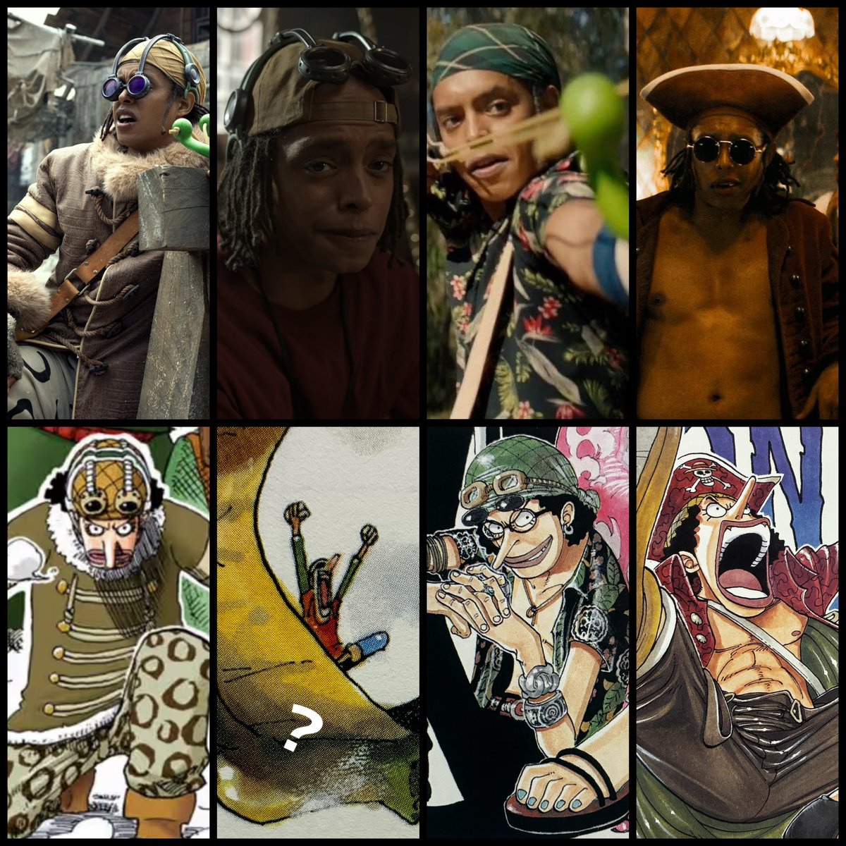 manganouA's tweet photo. ウソップver.
カラーイラストのウソップ、オシャレさんで好き🫶ジェイコブて長っ鼻じゃないのにまんまウソップ みたいで、ホント神采配✨✨コミカルでユーモアあってやるときゃやる男！カッコよ👍
#実写のワンピ ＃ネトフリワンピ https://t.co/vH1jMGPpSD