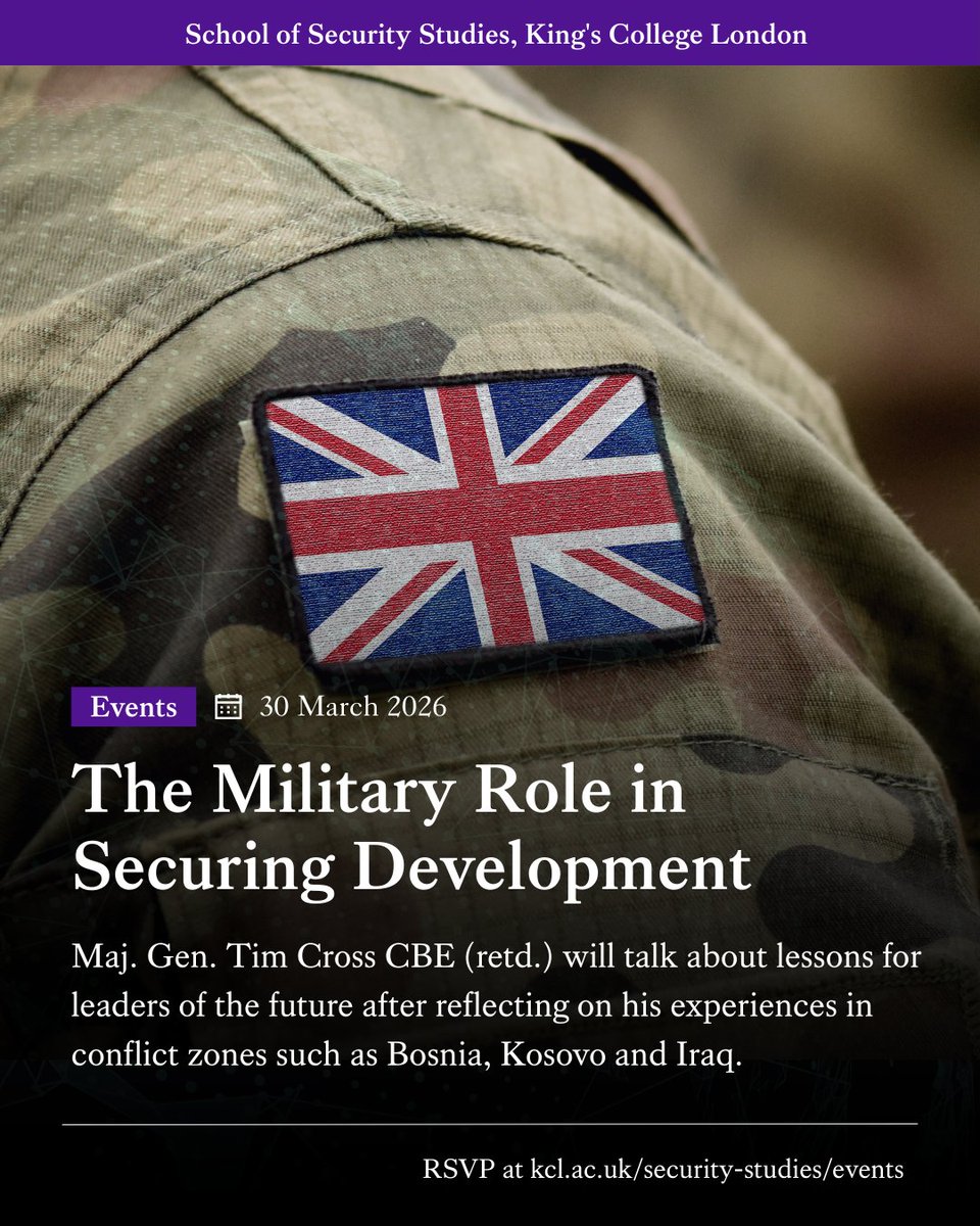 King's Security Studies tweet media