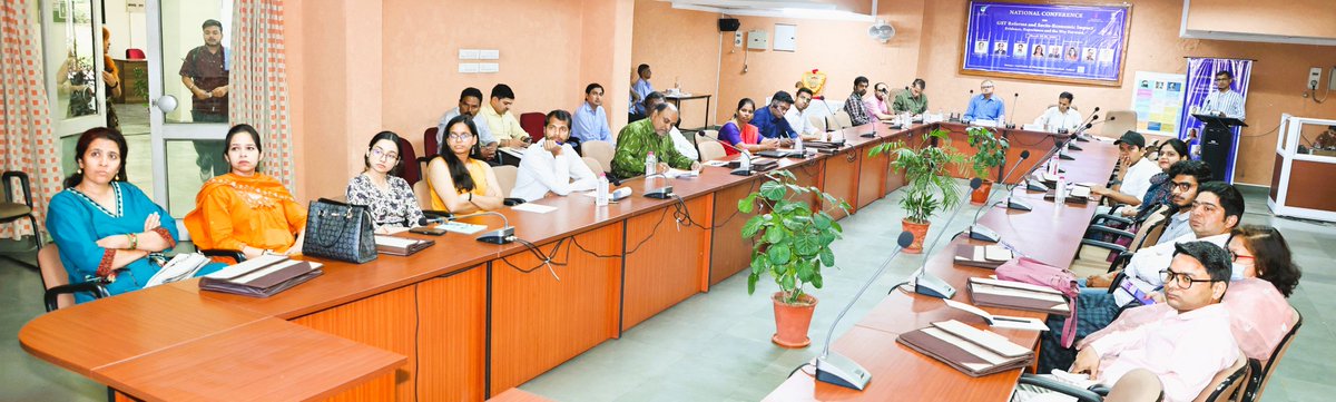 IDS_JPR's tweet photo. IDS, Jaipur inaugurated a two day National Conference on "GST Reforms and Socio-Economic Impact: Evidence, Experience and the Way Forward". Prof. Sacchidananda Mukherjee delievered his keynote address and Dr. Motilal Mahamallik, Director (I/C) of the Institute chair the session. https://t.co/CYZioN9M18
