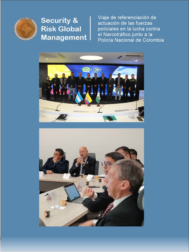 Acompañando y coordinando la formación y capacitación de las fuerzas policiales 🇦🇷 en los procesos exitosos de la Policía Nacional 🇨🇴 
en Seguridad y lucha contra el Narcotráfico. 
Gracias Gobierno y <a href="/PoliciaColombia/">Policía de Colombia</a> por la consideración y cooperación con mi persona y mi equipo.