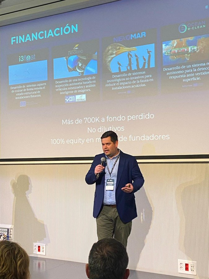 🏆 #PremiosEmprendeXXI <a href="/enisa/">enisa</a> <a href="/caixabank/">CaixaBank</a>

🗣️ Pitch de <a href="/eon_sea/">EONSEA</a>, empresa #TOP50 apoyada 
<a href="/cadesevilla/">Andalucía Emprende Sevilla</a>

🌊 🤖Dedicada a la inspección y monitorización de activos sumergidos con robótica y visión por computador.

🔗eon-sea.com

#DayOneInnovationSummit📍Andalucía #PEXXI