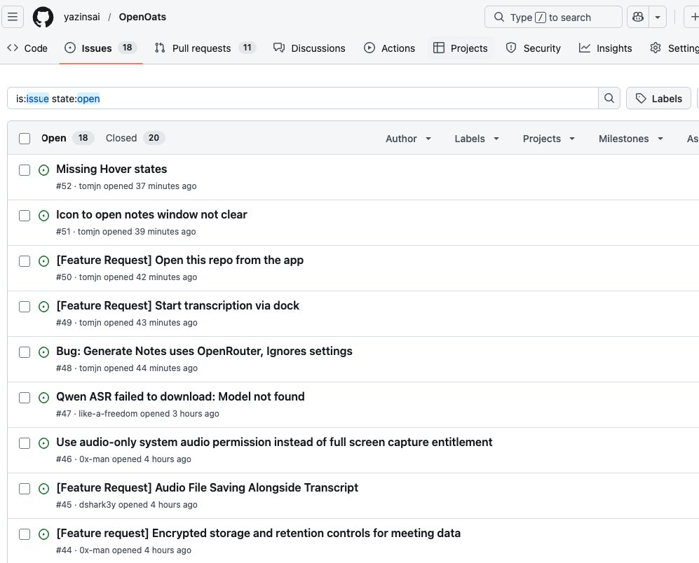 too many github issues + PRs! instead of fixing them like a normal ...