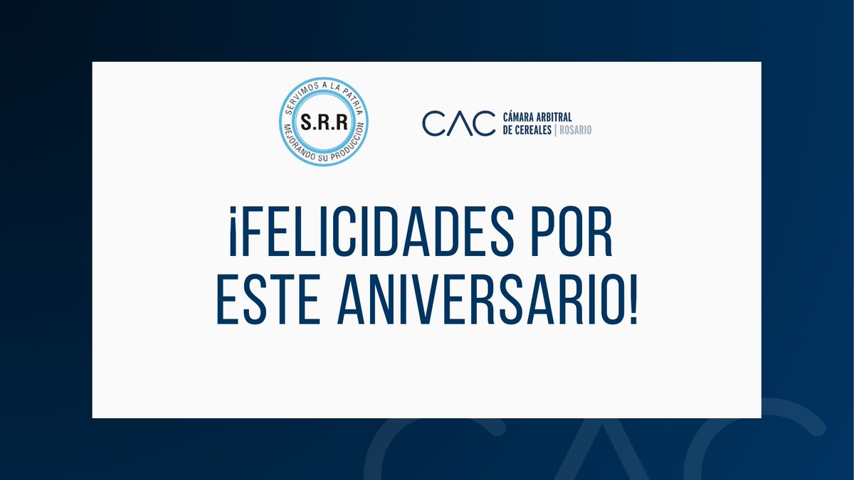 🌾🚜 ¡Feliz aniversario <a href="/ruralrosario/">Sociedad Rural Rosario</a>!

Desde 1895 trabajando por los intereses del productor agropecuario argentino. Más de un siglo defendiendo el trabajo, la propiedad y el bien común del campo.

¡Felicidades! 🥂