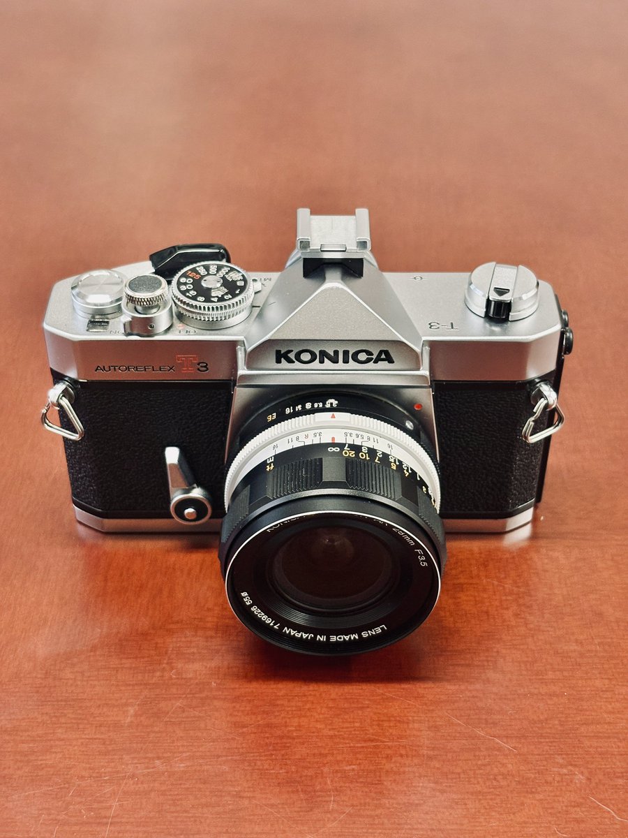 turbou3's tweet photo. #KONICA #AUTOREFLEXT3 #Konica #Hexanon AR 28mm f3.5 ニコンF2とコニカT3がフィルムでは愛機な感じかな、コニカはジャンクレンズ多いから防湿ボックスにゴロゴロある📸 https://t.co/vK3Fz8YIOd