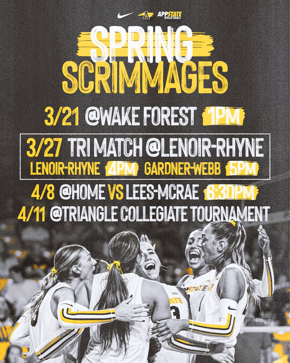 App State Volleyball tweet media