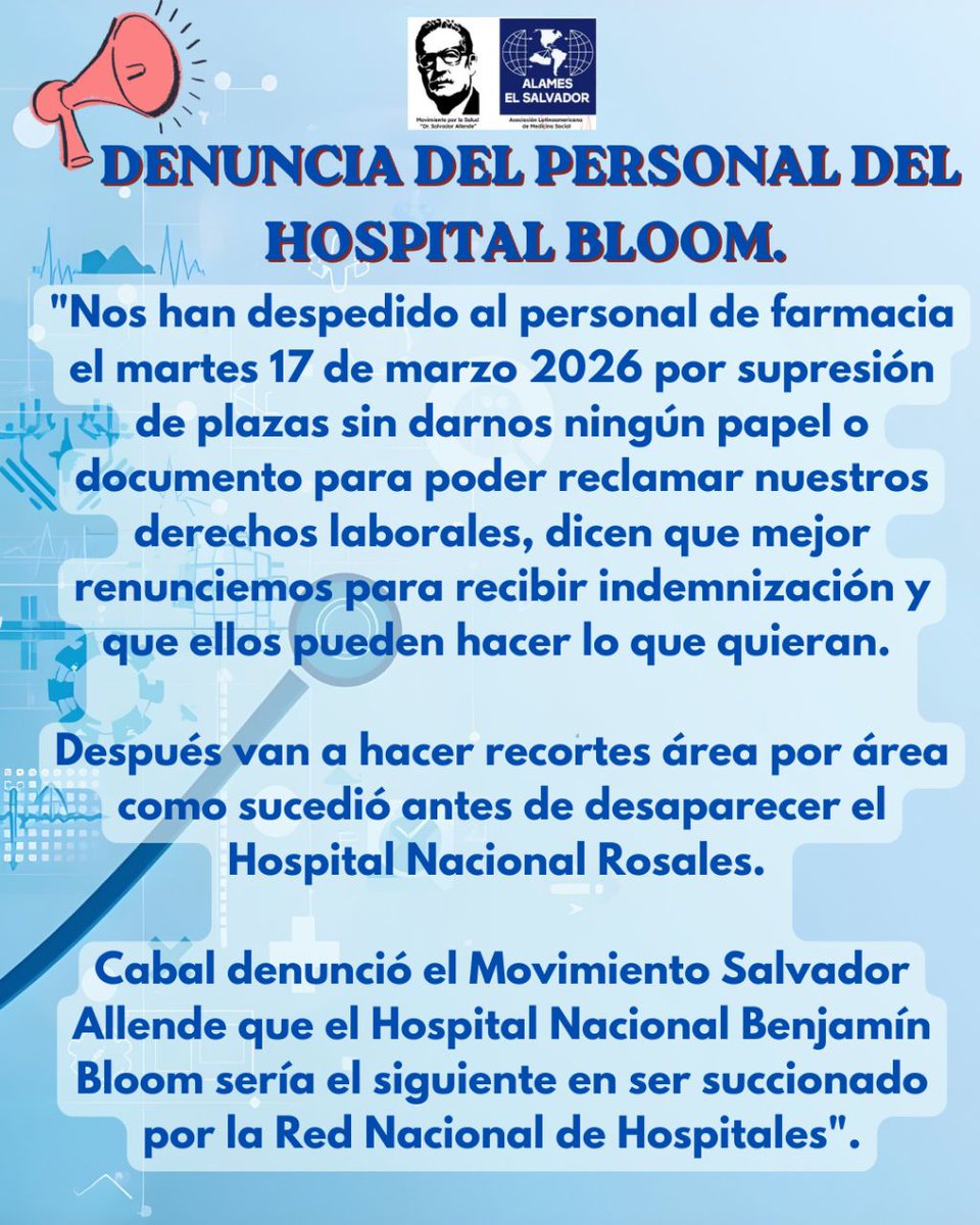 Movimiento por la Salud Dr. Salvador Allende tweet media