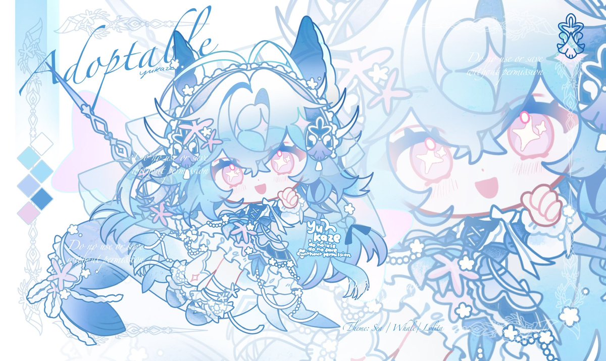 YuKaze | SARDĒN CQ9(SUN) D73-74! 🩵 tweet media