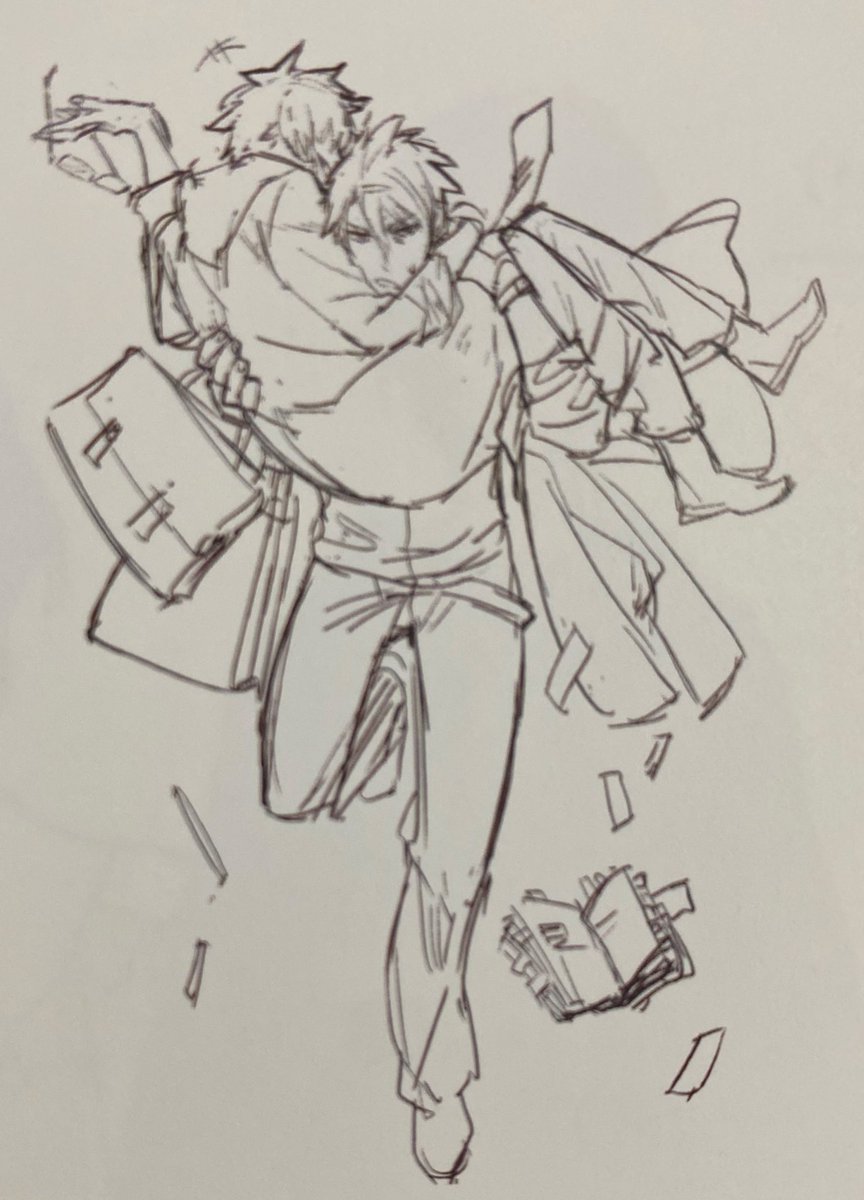 One of my fav fujitowa sketches from the artbook 🥹