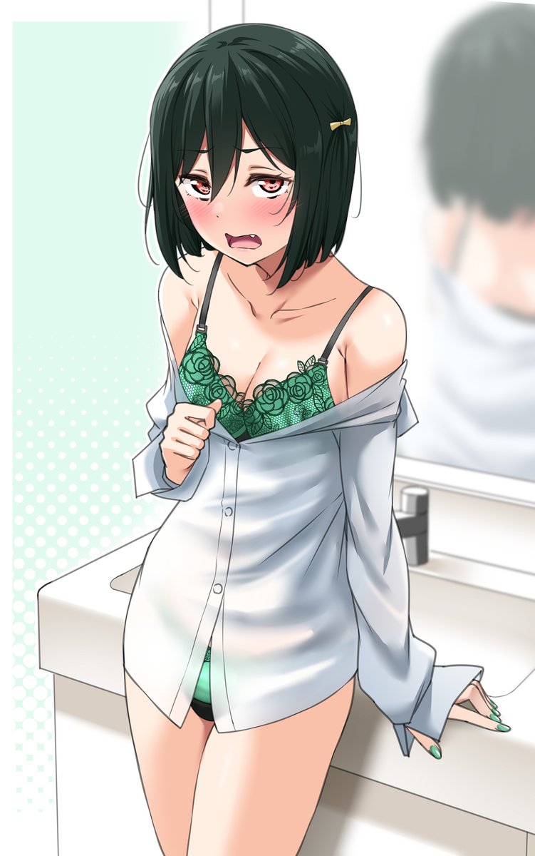 しお子にもYシャツを😌😌😌😌これでぜんぜんえっtじゃないね☺️☺️☺️☺️・・・ 