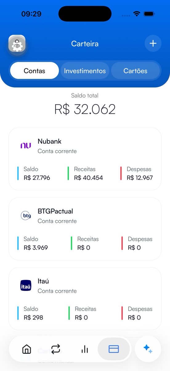 gkpacker's tweet photo. você sempre deve separar UI da implementação

mockando os dados, você retira a dependência entre ter a API e poder fazer a UI, além de poder "vibecodar" o protótipo mais rápido

agora é só trocar do mock pro dado real

Visor terá a melhor UX/UI de apps de finanças. https://t.co/UHwQw93Tv7