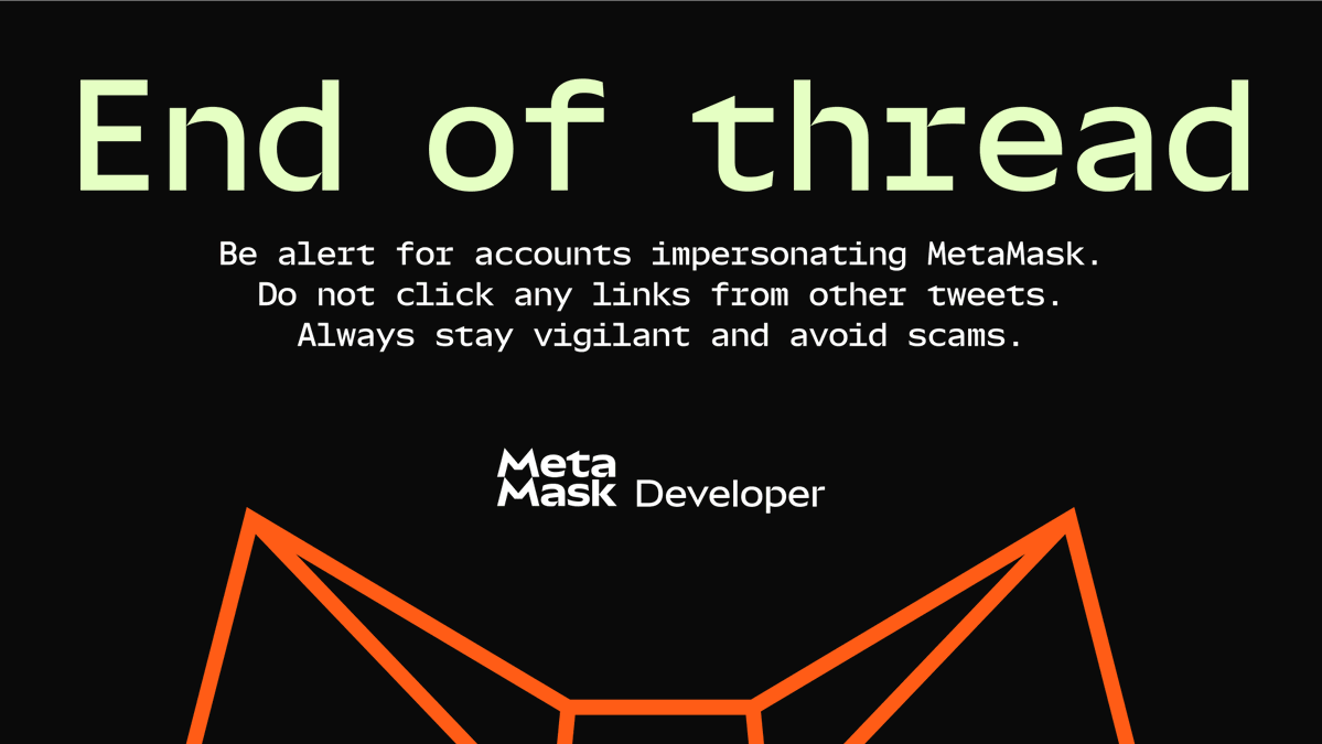 MetaMask Developer tweet media