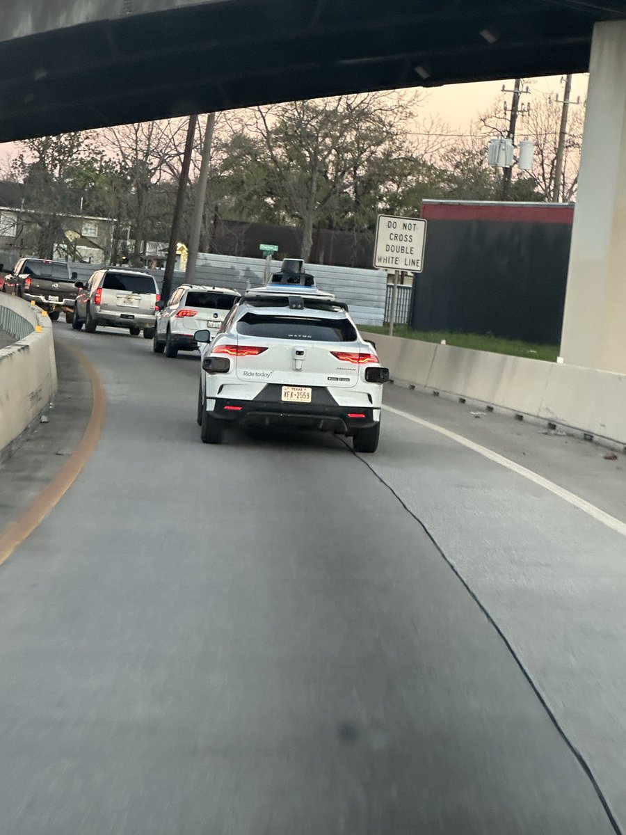 I was behind a Waymo self driving car.   We hit hard Houston traffic and the auto taxi decided to exit and take the riders through a crack neighborhood as an expected shortcut.   I expect the riders were screaming.