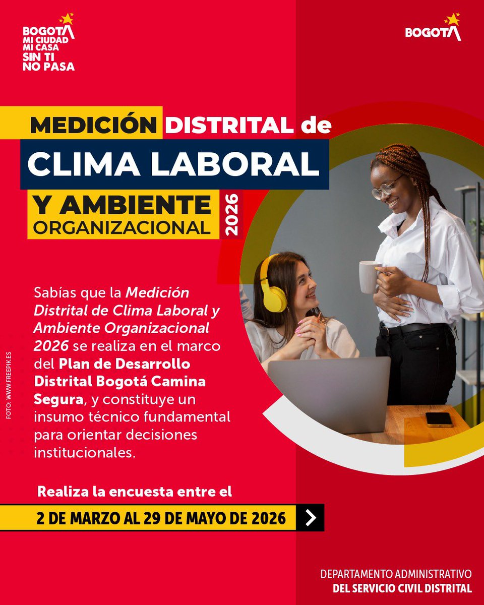🇨🇴 Servicio Civil Distrital tweet media