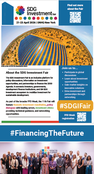 HodesGlenn's tweet photo. 🔓Unlock new opportunities at the 11th SDG Investment Fair this April! Join global investors and financiers, governments, UN and civil society leaders to shape transformative development partnerships.Held as part of FFD Week @UN HQ in New York. Details in flyer below: #SDGIFair https://t.co/86kMCMDQnS