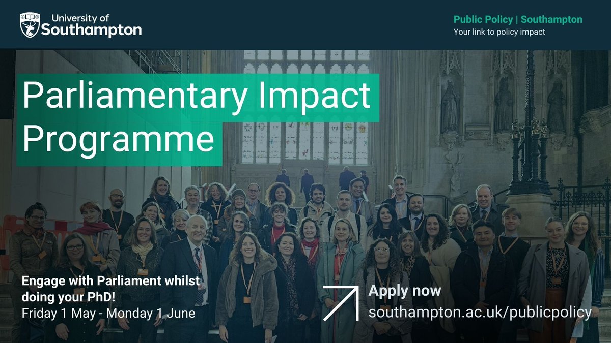 Public Policy|Southampton (PPS) tweet media