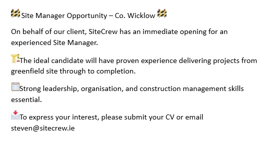 Site Crew Limited tweet media