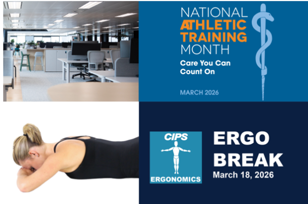 CIPSolutionsInc's tweet photo. This week’s ErgoBreak includes valuable information on:
💡 Reducing eye strain 
🏥 Celebrating Athletic Training Month
🫁 Improving recovery with crocodile breathing
Small changes that support better movement and fewer injuries.
🔗 https://t.co/GSCW11I1OF
#CIPSolutions https://t.co/ZdQaxtYYEv