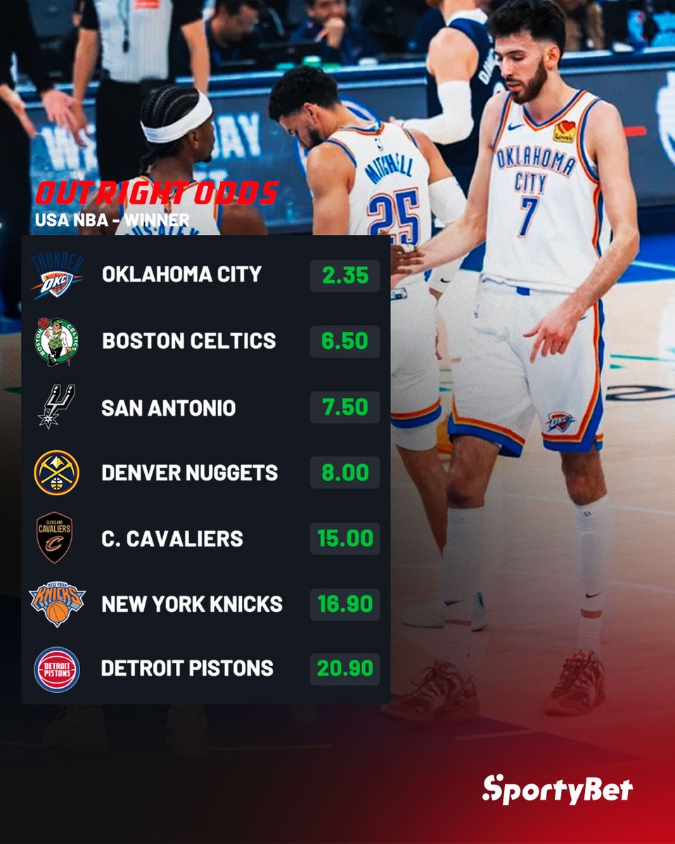 SportyBet's tweet photo. ๐จ SOUTHEAST DIVISION OUTRIGHTS ARE LIVE! ๐๏ธ๐ ๐จ
Lock in your predictions here: ๐ https://t.co/ErQa8cAA8L
#NBA #SoutheastDivision #BetResponsible https://t.co/zUpEWCE7lv