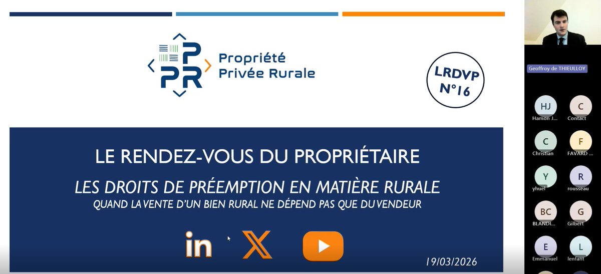 Fédération Nationale de la Propriété Privée Rurale tweet media