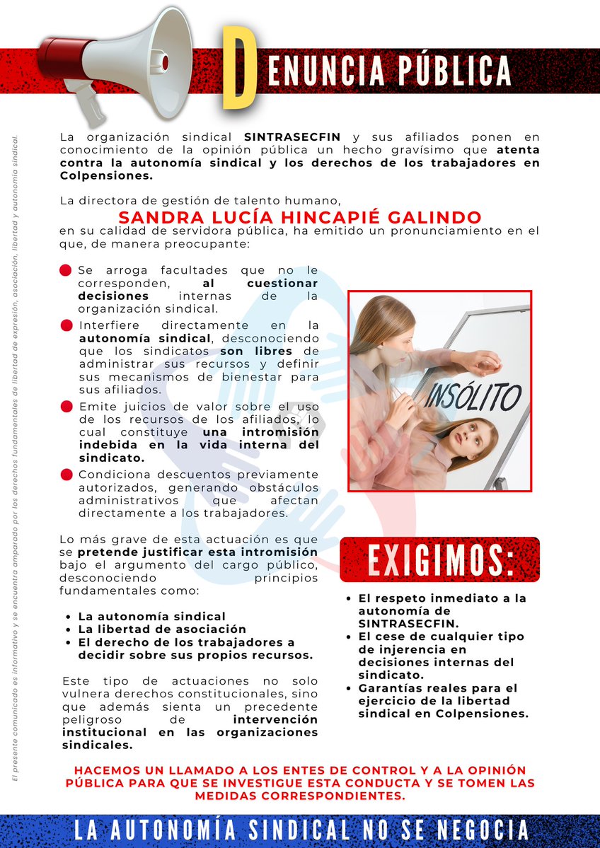 SINTRASECFIN tweet media