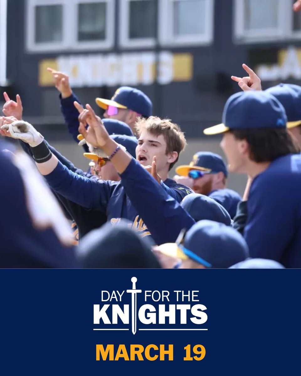 Knights Day of Giving! Please consider donating towards our baseball program today! 
Link: givecampus.com/schools/Marian…