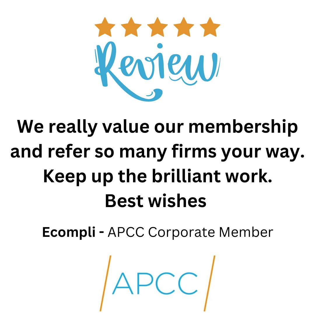 The APCC tweet media