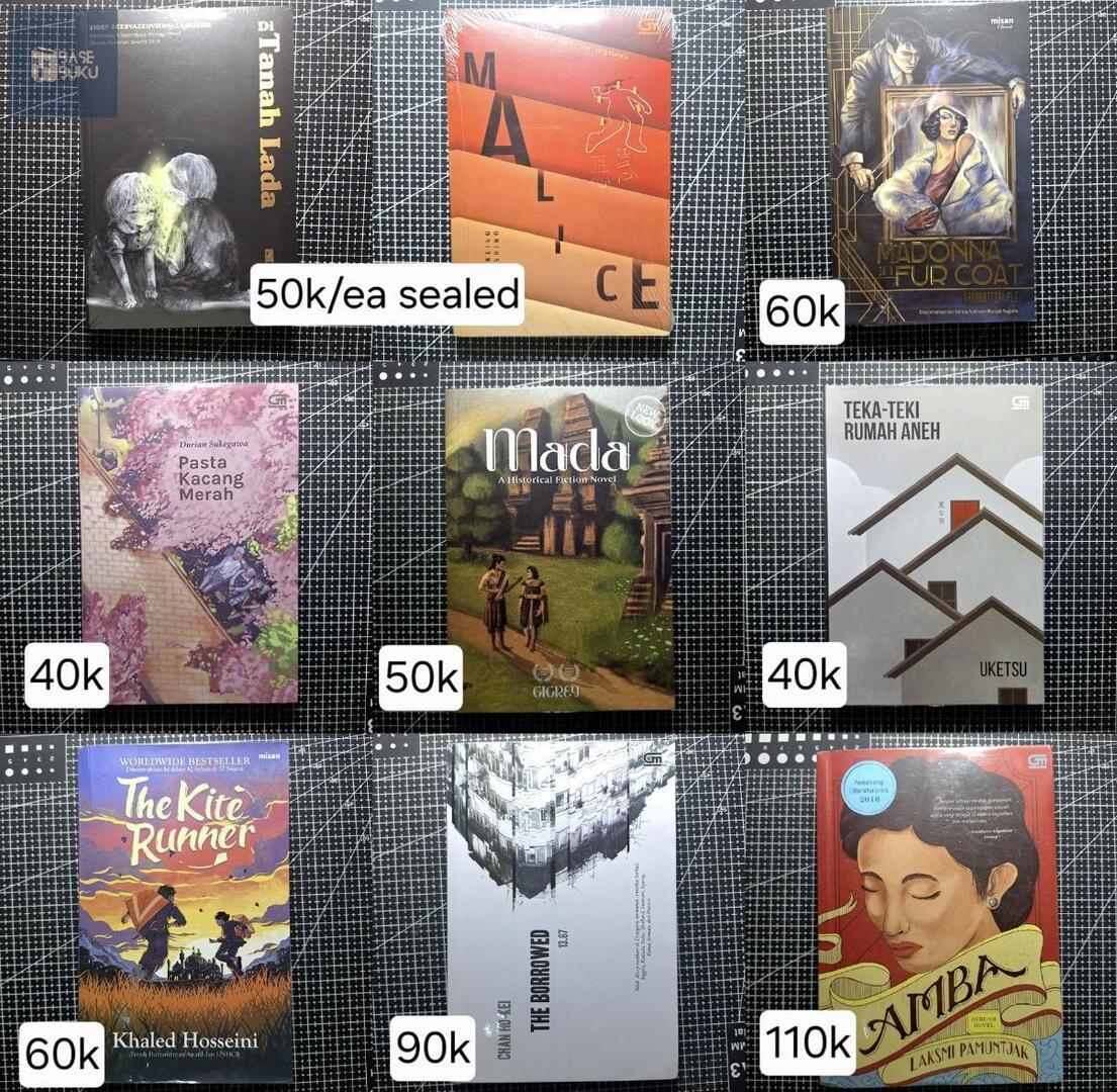 basebuku's tweet photo. 📚 WTS preloved novel good condi pengiriman bisa 🍊 (harga exc. adm) atau manual

📍 bandung
✉️ rep or dm @/snapswoot if interested https://t.co/bI52Eq2ftH