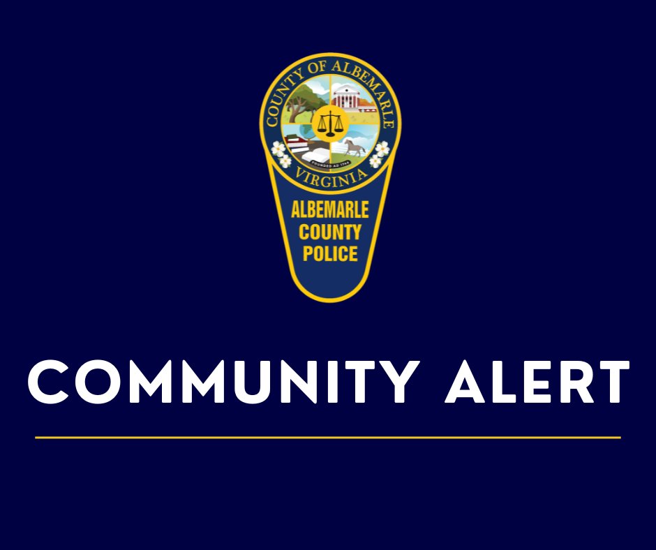 Albemarle County Police Department tweet media