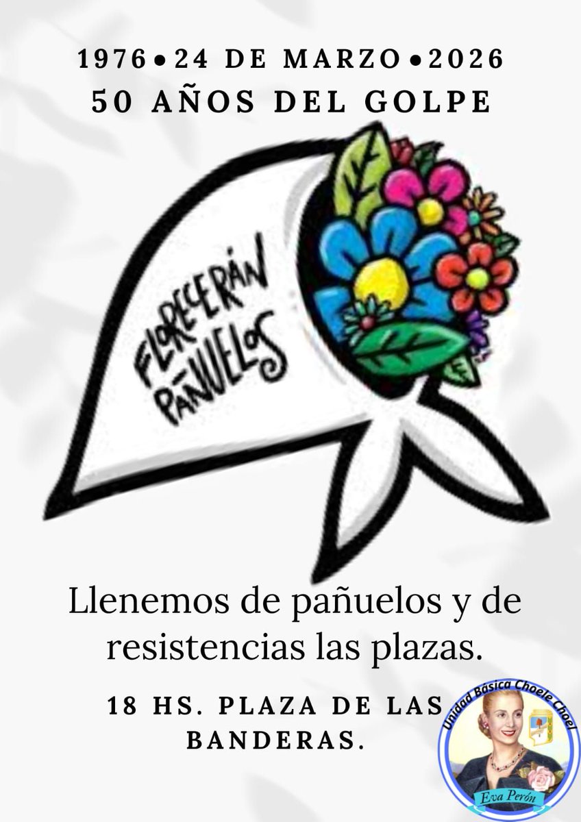 BellosoDaniel's tweet photo. La lucha por Memoria, Verdad y Justicia está más vigente de nunca. Y también como nunca es necesario que estemos juntos, en comunidad, sosteniéndonos y buscando la salida a este presente de terror. 
¡Nos vemos en la plaza! https://t.co/gXAv6wjxle