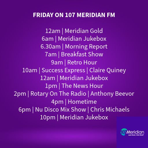 107 Meridian FM tweet media